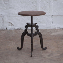 Regina-Stool 16in-reclaimed teak