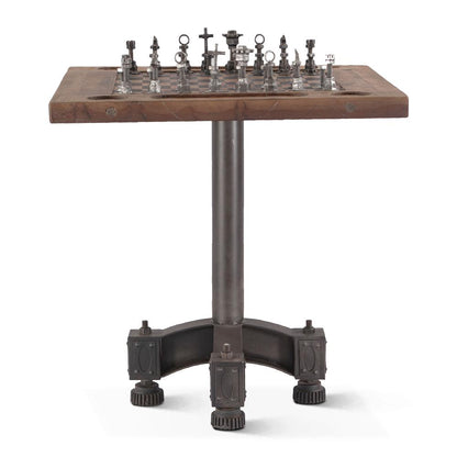 Rustic Revival Chess Table