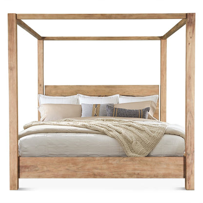 Mesa Canopy Queen Bed in Brushed Acacia