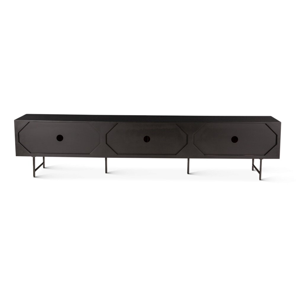 Halden 98" Plasma Cabinet in Matte Black
