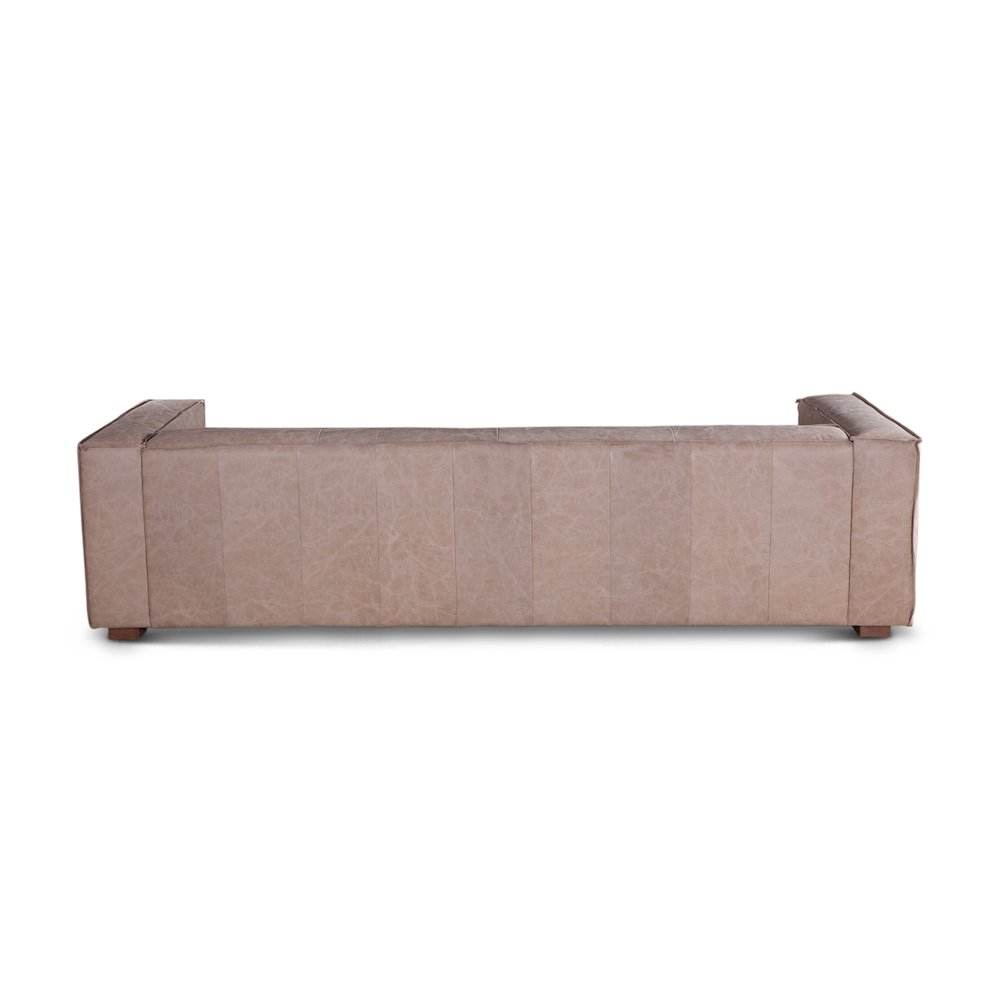 Portia Cream Leather Sofa