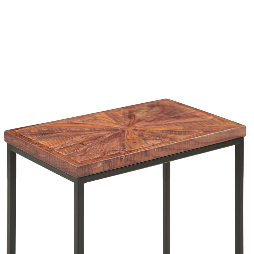 Astoria 20" Nesting Side Tables in Sunburst Brownstone