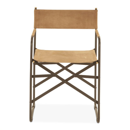 Lund Director's Chair in Sand Suede