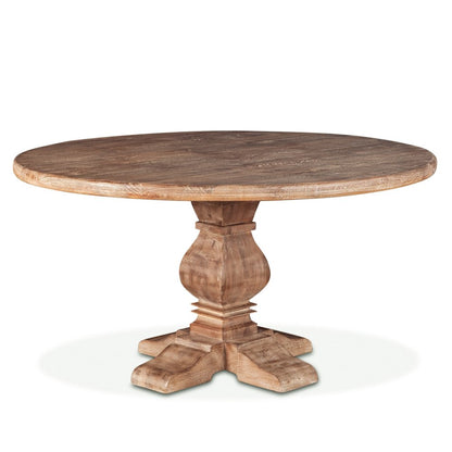 Pengrove 54" Round Dining Table in Antique Oak Finish