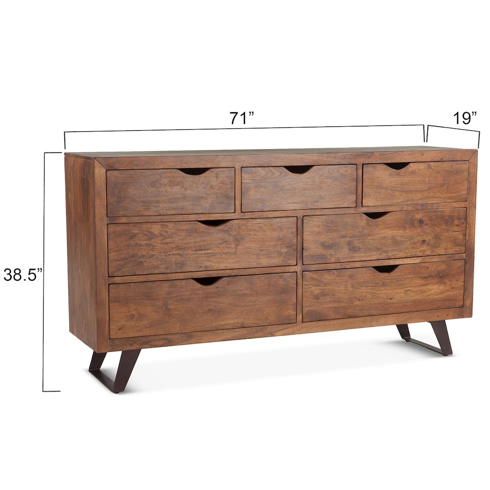 Nottingham Dresser with Walnut Finish