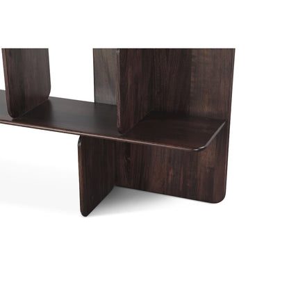 Hawker 48" Bookshelves in Dark Sienna