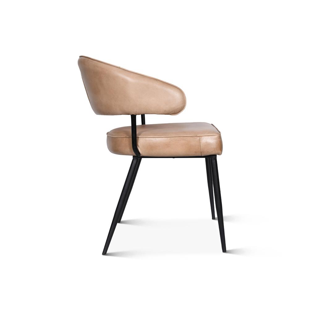 Brisbane Dover Armchair in Antique Ivory Leather