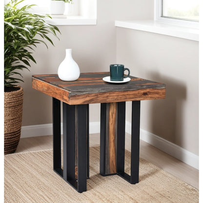 Summit 26" End Table in Capri Sheesham
