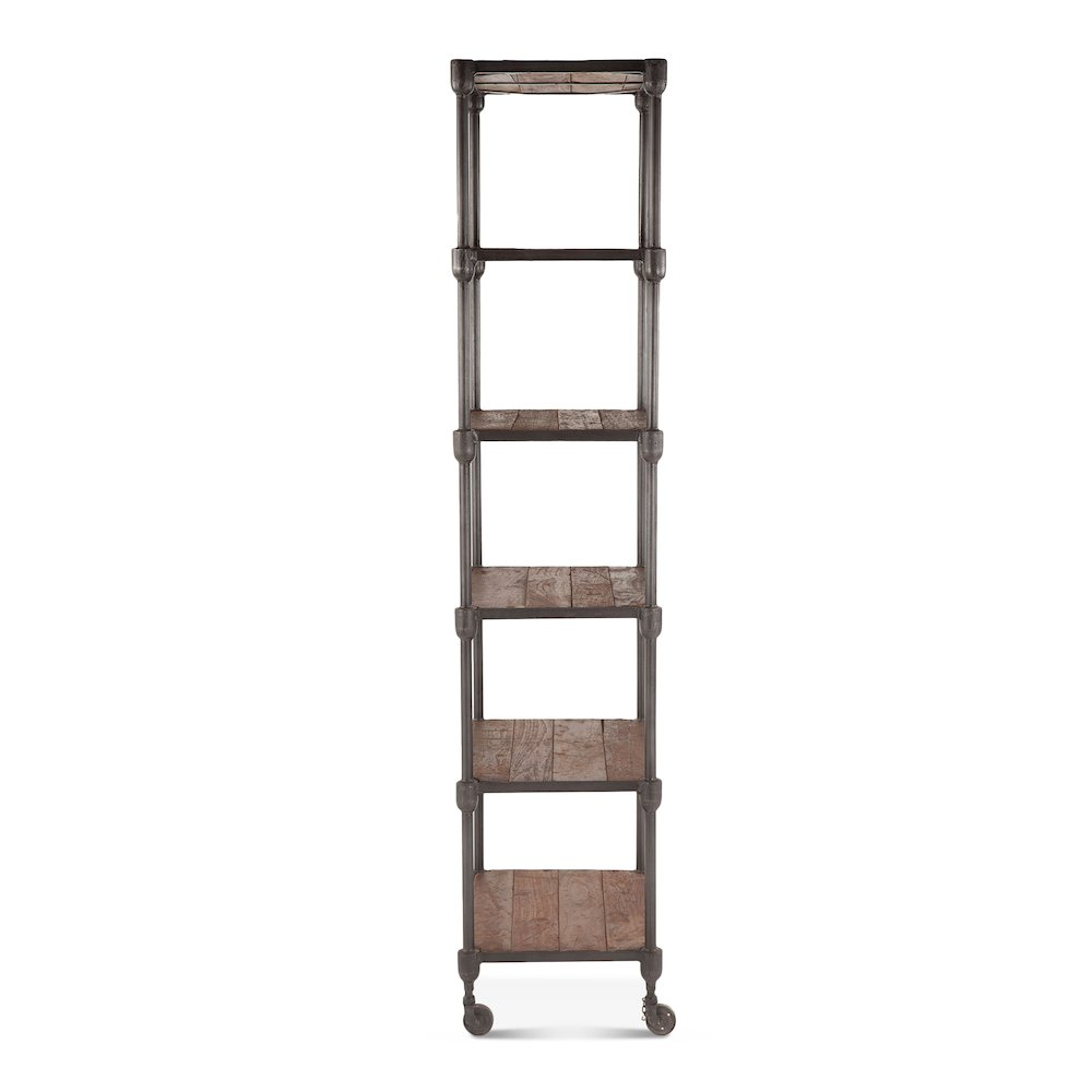 Paxton-Bookshelf 80in -reclaimed Teak