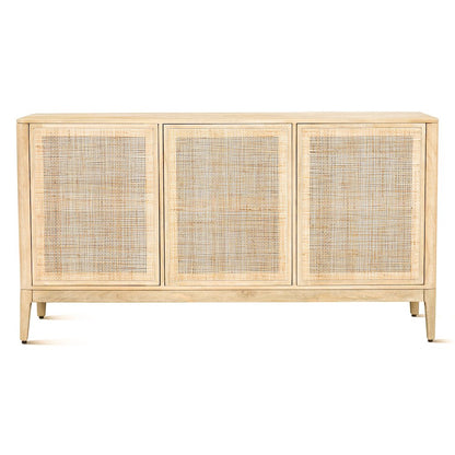 Calabasas 64" Sideboard in Natural White Cane