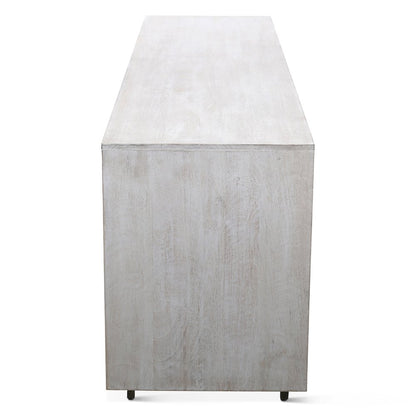 Alexandria 72" Sideboard with Bone, Horn, Wood Inlay on Metal Base