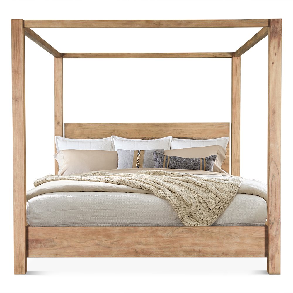 Mesa Canopy King Bed in Brushed Acacia
