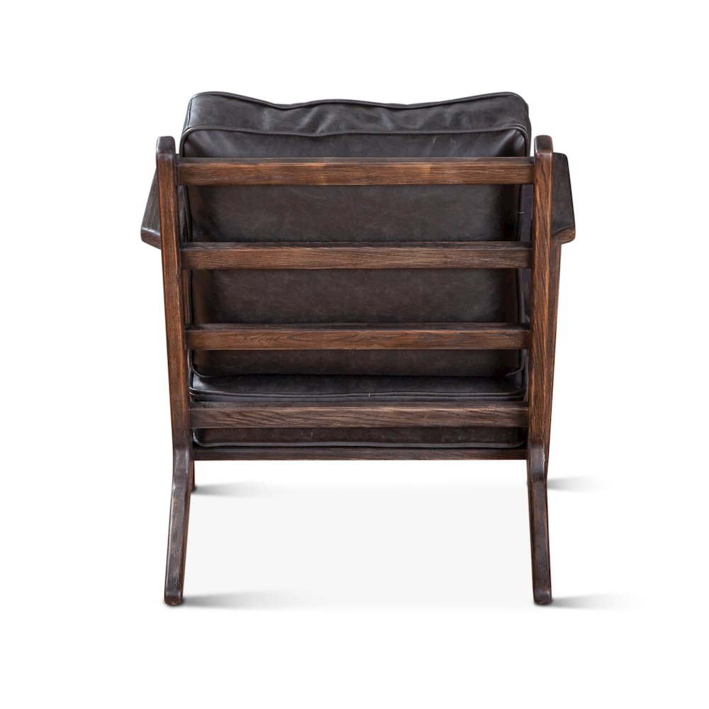 Robert Armchair in Black Leather