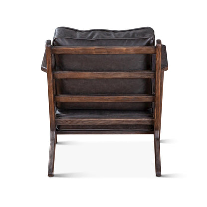 Robert Armchair in Black Leather