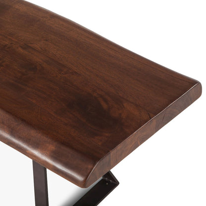Nottingham 72" Bench with Walnut Finish
