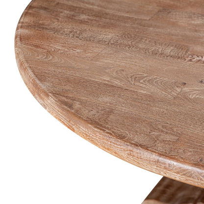 Pengrove 54" Round Dining Table in Antique Oak Finish