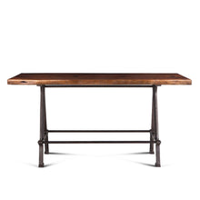 Artezia Gathering Table in Acacia with Walnut Finish