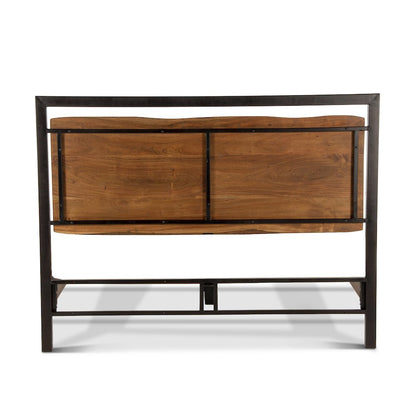 Glenwood Queen Bed in Acacia with Walnut Finish