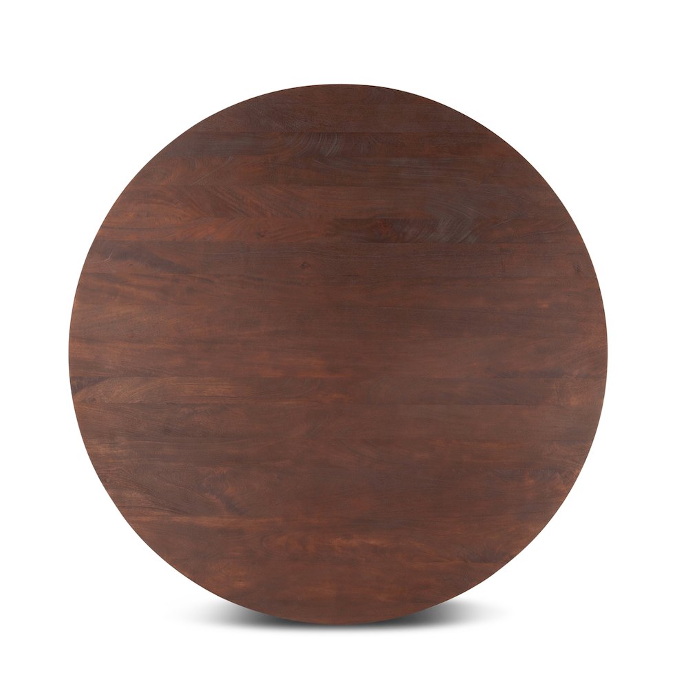 Oxford 60" Dining Table in Mango Wood with Walnut Finish