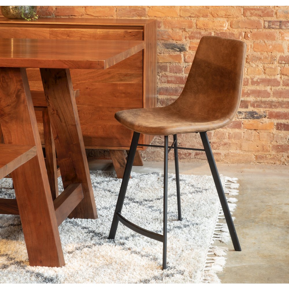 Stavanger 80" Bench in Cinnamon Brown Finish