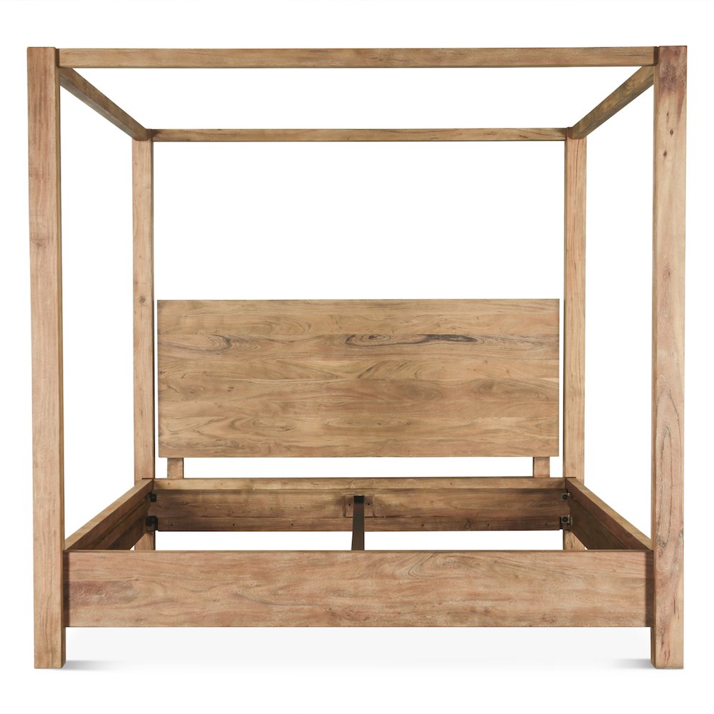 Mesa Canopy Queen Bed in Brushed Acacia