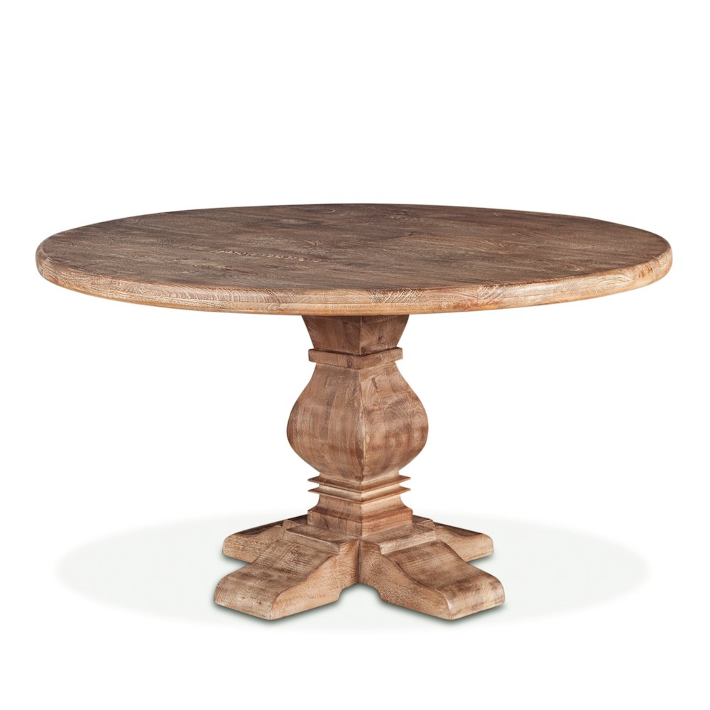 Pengrove 48" Round Dining Table in Antique Oak Finish