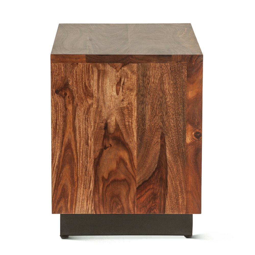 Elliston 26" Nightstand in Sheesham with Natural Finish