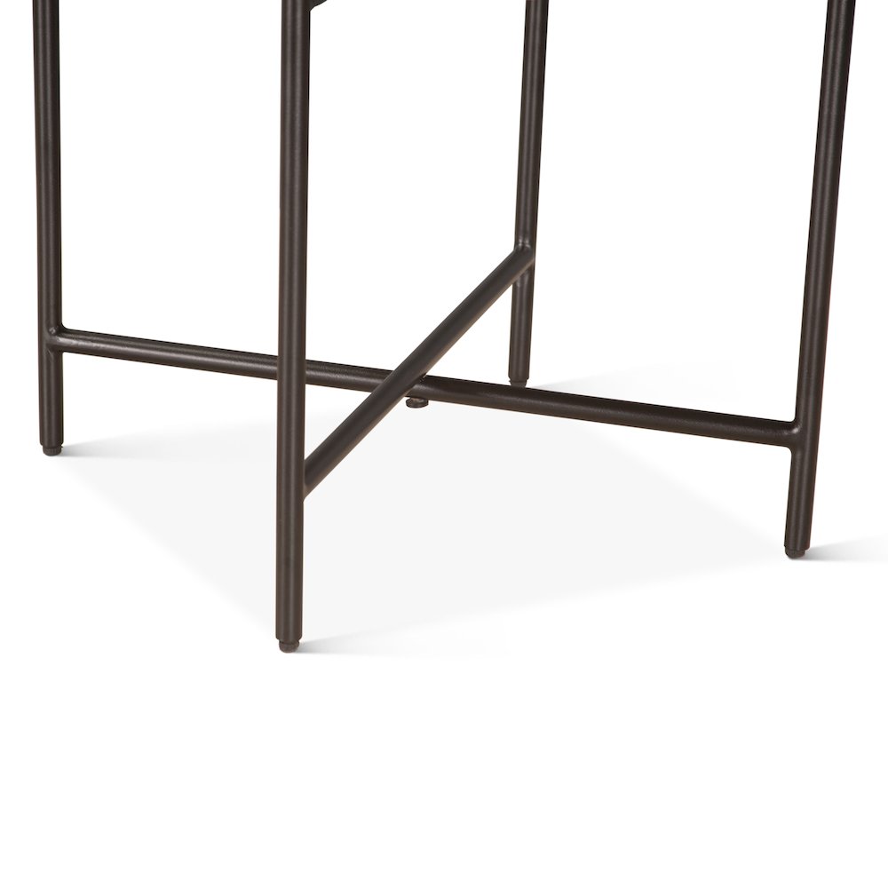 Halden Nesting Tray Tables in Matte Black