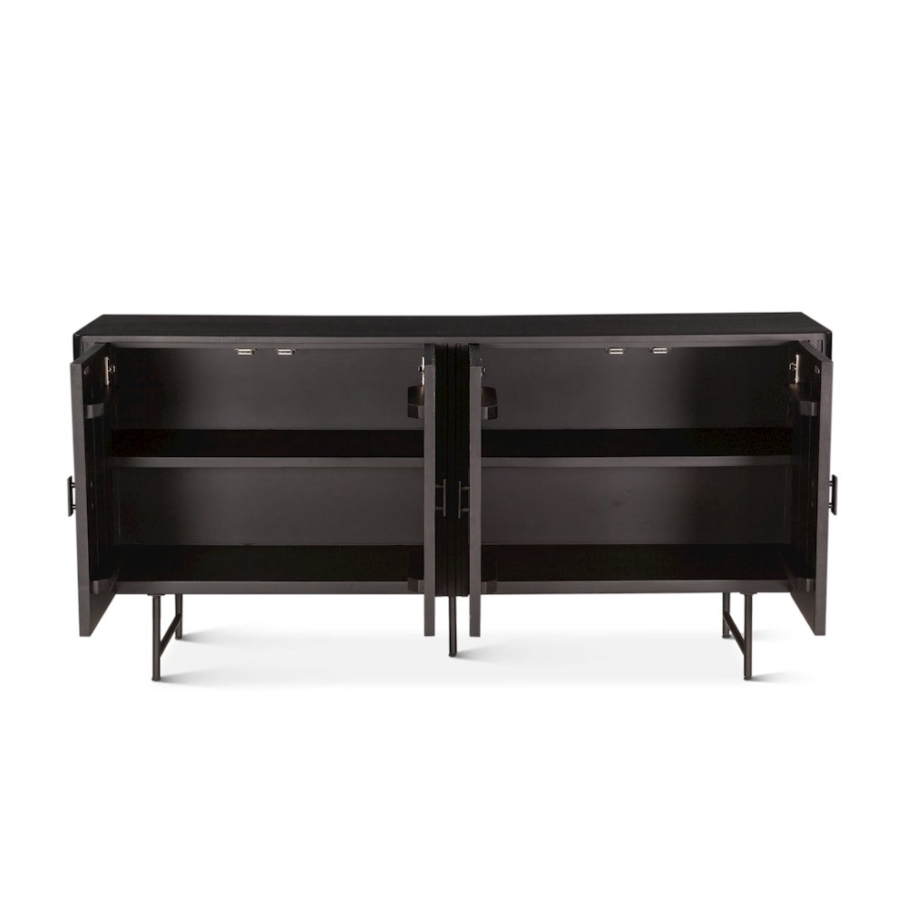 Halden 67" Sideboard Matte Black