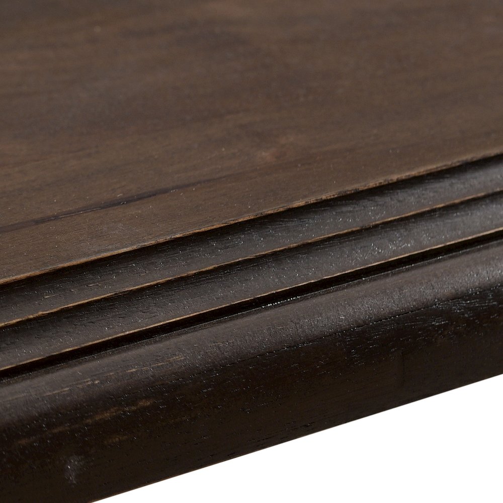 Toulon 84" Dining Table in Vintage Brown Finish