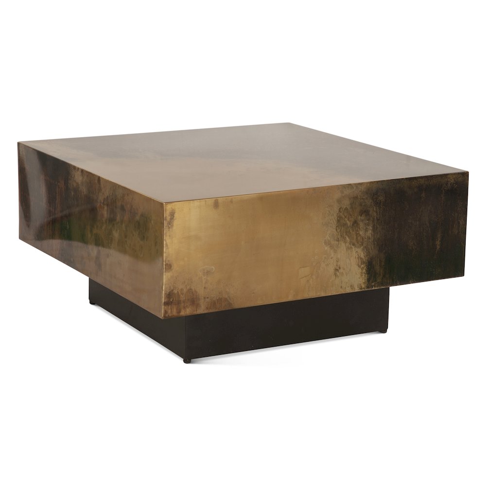 St. George 35" Coffee Table in Oxidized Copper