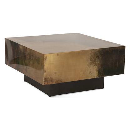 St. George 35" Coffee Table in Oxidized Copper