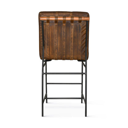 Brisbane Stockton Counter Chair in Antique Whiskey