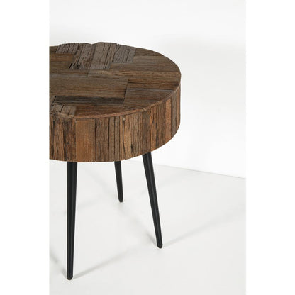 Palm Desert Reclaimed Wood Modern Side Table