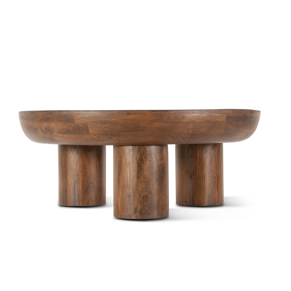 Noto 39" Coffee Table in Acorn Brown