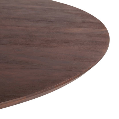 Oxford 60" Dining Table in Mango Wood with Walnut Finish