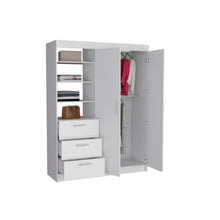 Kenya Armoire White MDF