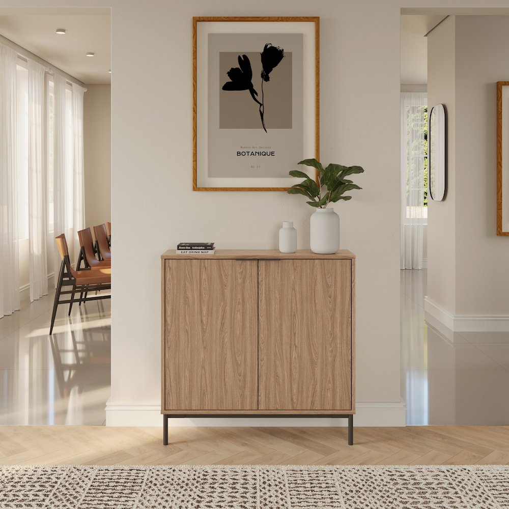 Slim 2-Door Storage Console