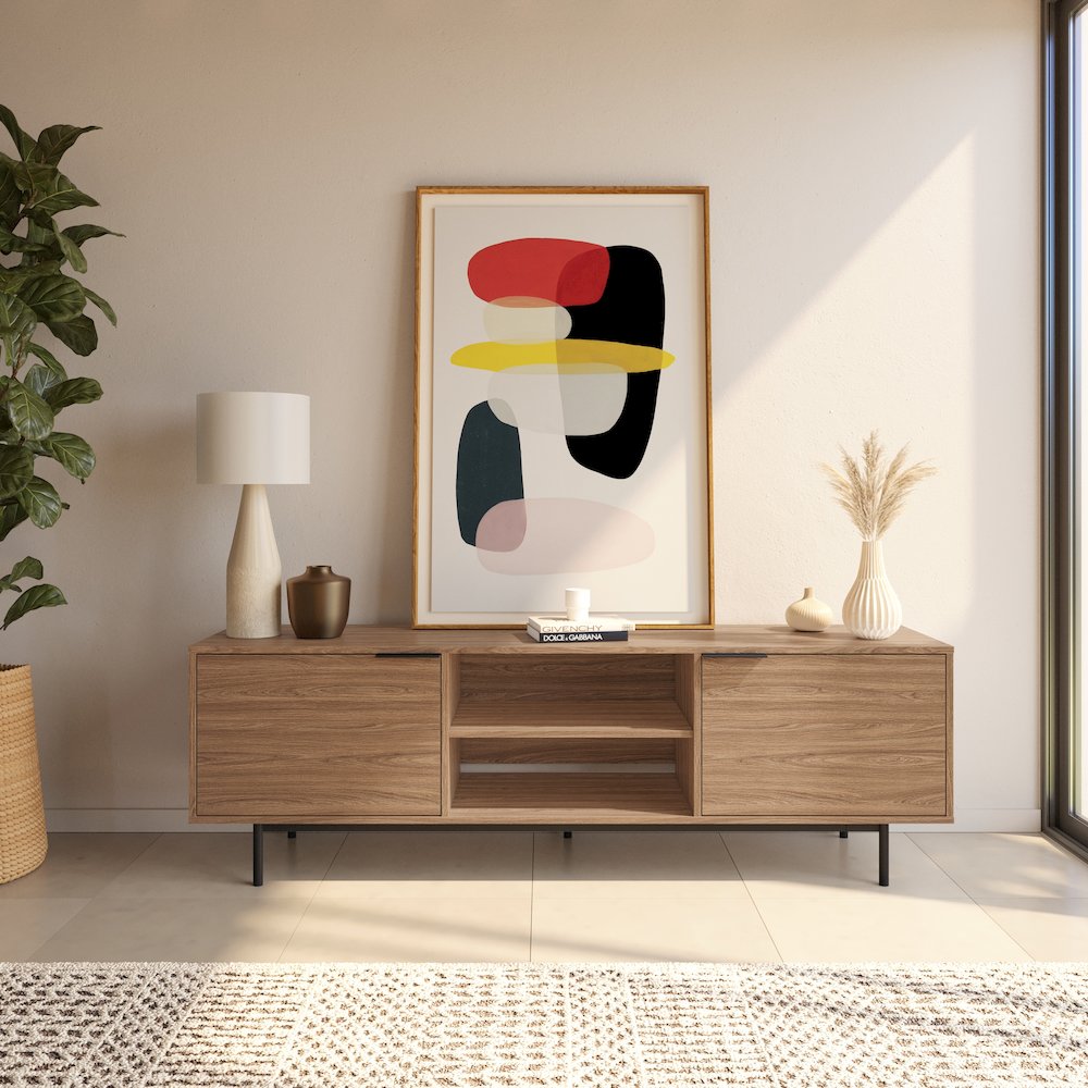 Hamilton 70” TV Stand with 2 Storage Cabinets