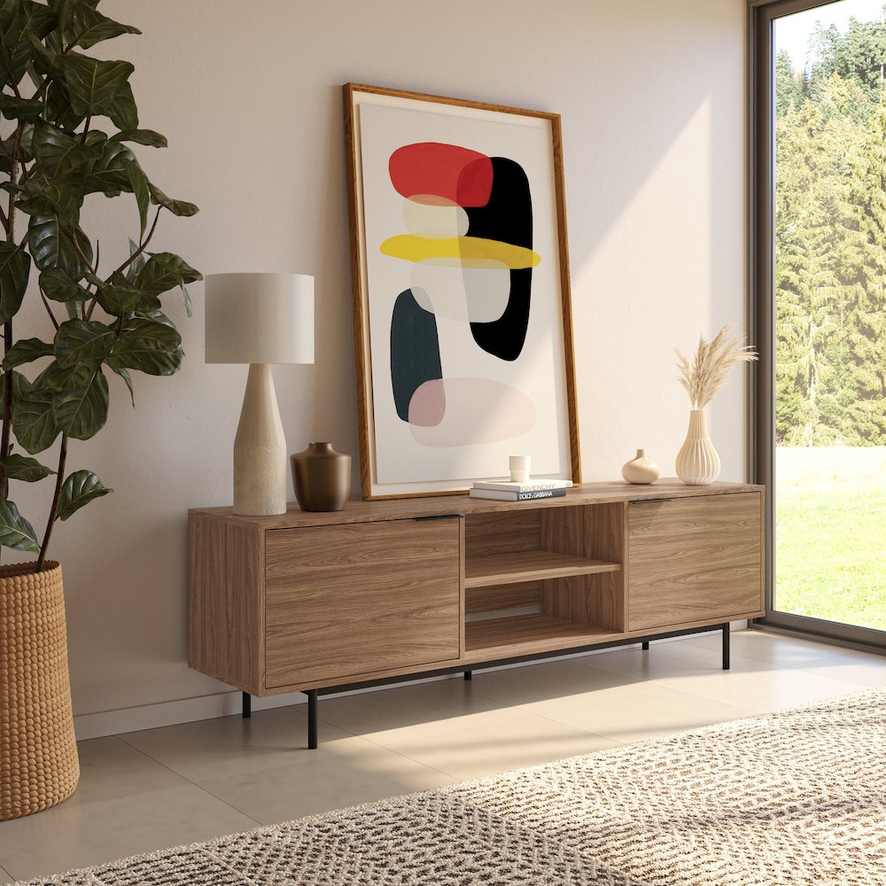 Hamilton 70” TV Stand with 2 Storage Cabinets