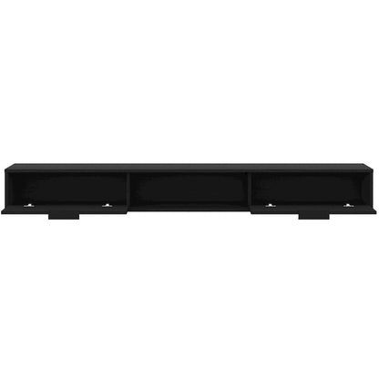 Slim 72” Wall-mounted TV Stand with 2 Storage Cabinets