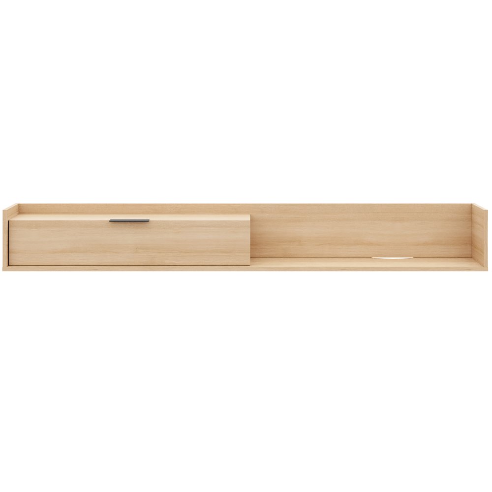 Slim 72” Wall-mounted TV Stand with Storage Cabinet