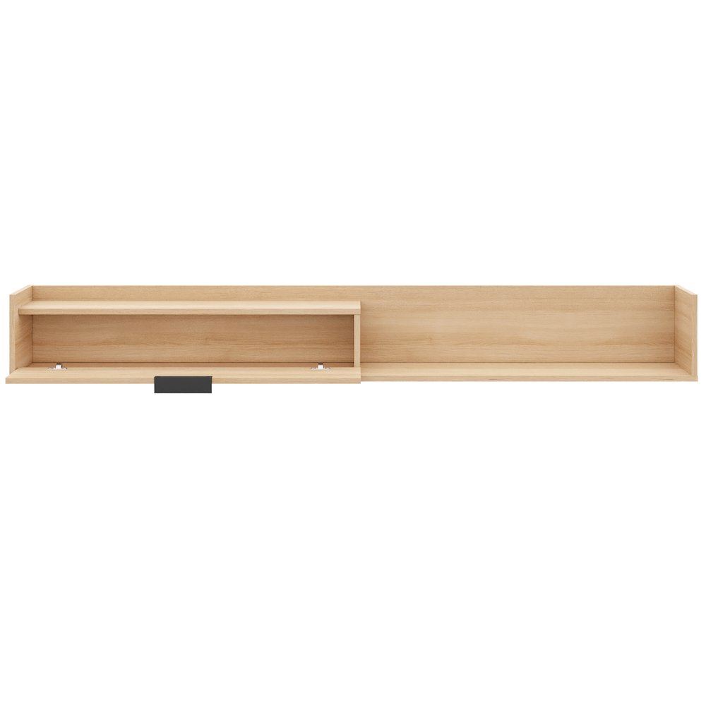 Slim 72” Wall-mounted TV Stand with Storage Cabinet