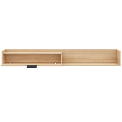 Slim 72” Wall-mounted TV Stand with Storage Cabinet