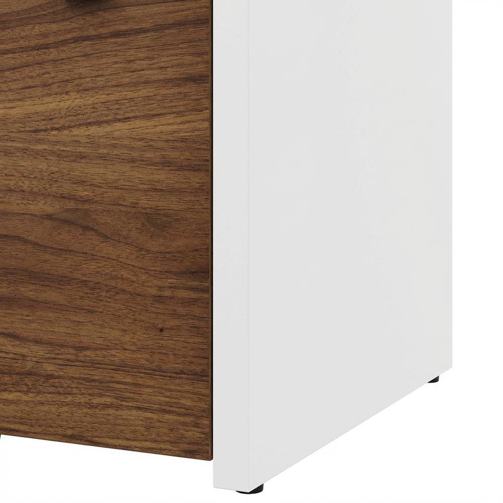 White 3-Piece Home Office Desk Set With Multi-Purpose Storage And Modern Design
