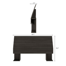 Storage Headboard, Queen|Ebony