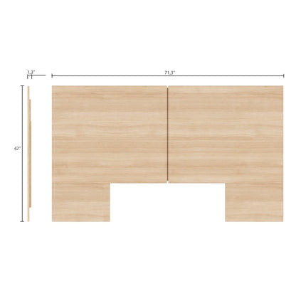 James Headboard In Natural Blonde Oak