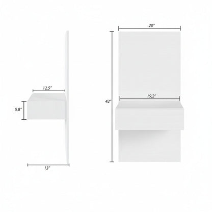 Milano Floating Nightstand Extension Panel Set of 2