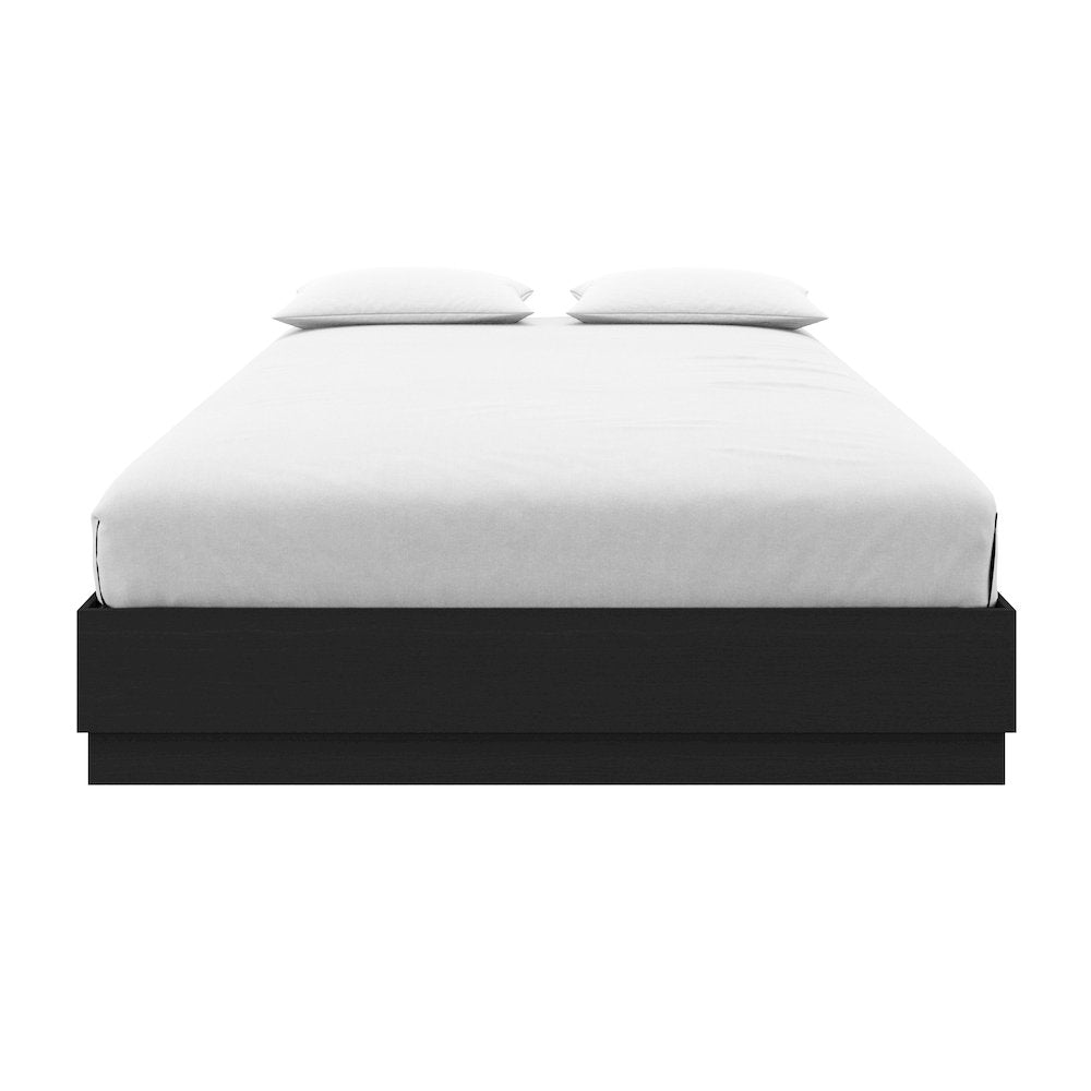 Milano Platform Bed Frame In Black Karisma