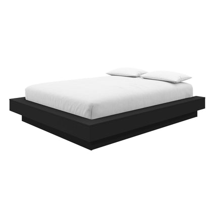 Marconi Platform Bed Frame In Black Karisma